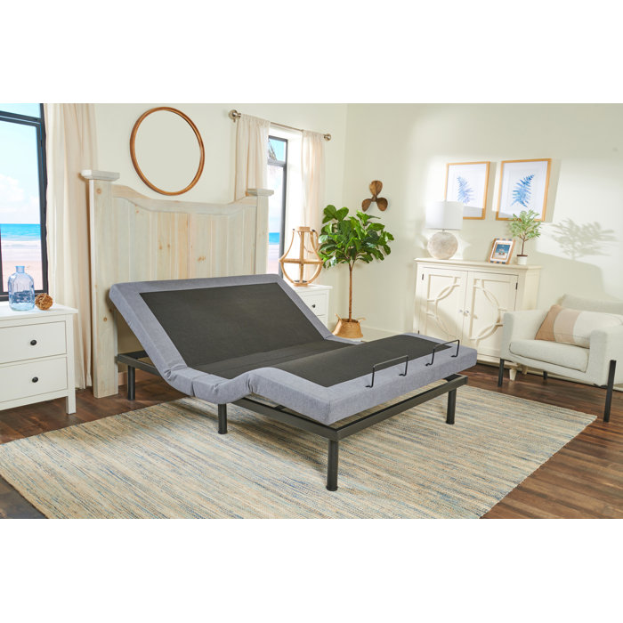 Alwyn Home Mosley Massaging Zero Gravity Adjustable Bed with Wireless